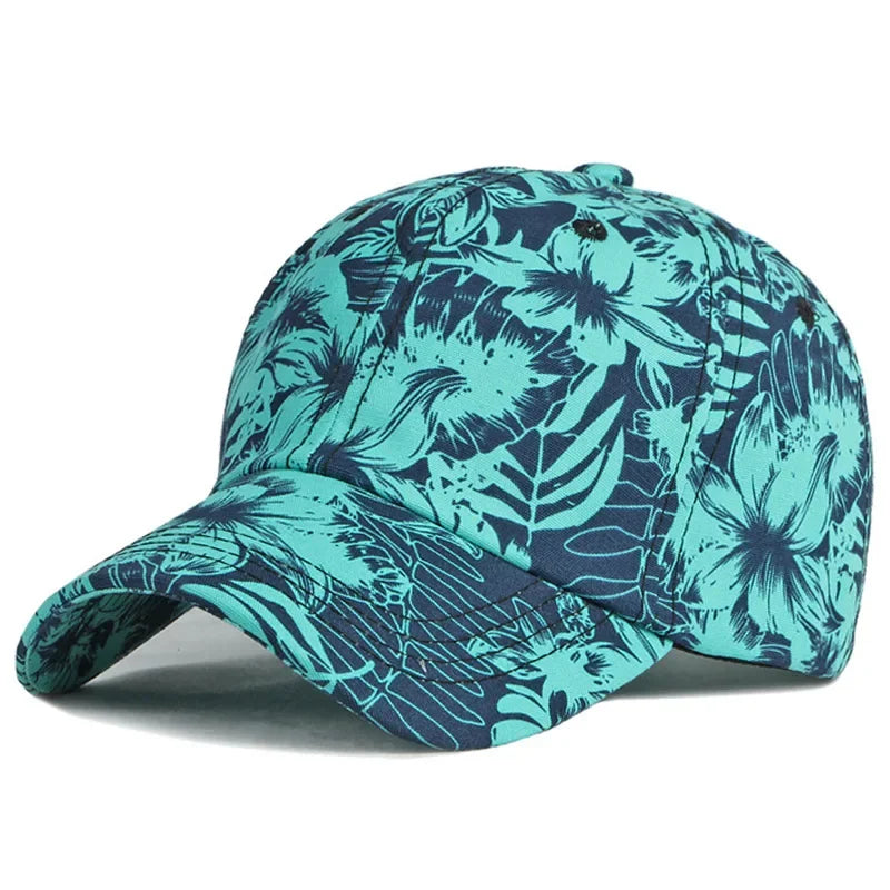 Gorro Mujer Tropical color Azul – jockey de Studio Kyo®