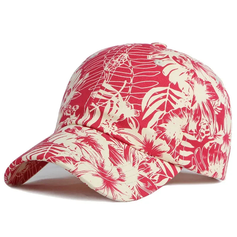Gorro Mujer Tropical color Rojo – jockey de Studio Kyo®