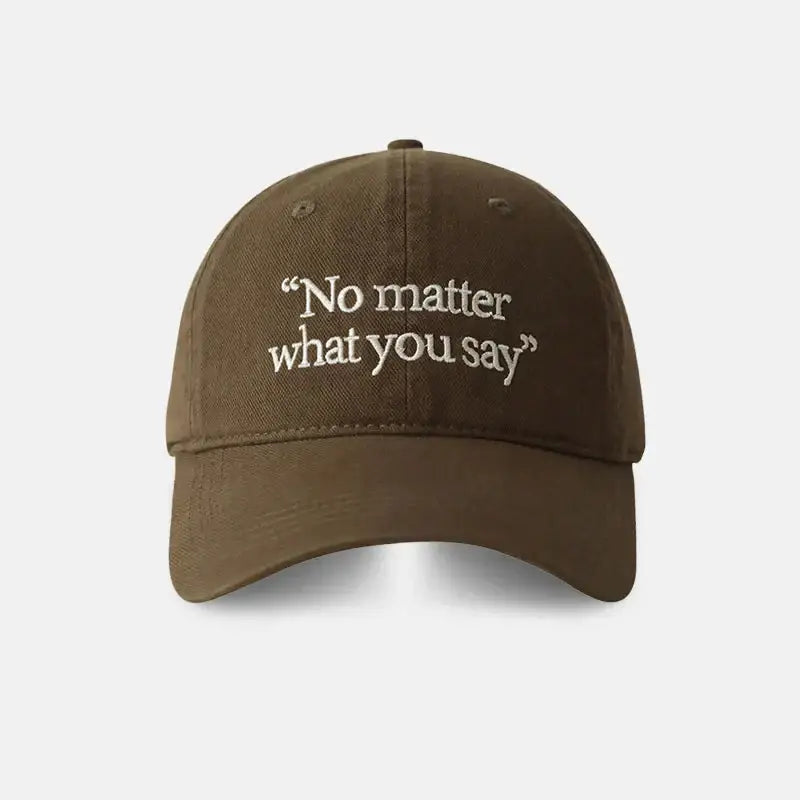 Gorro No Matter color Café – jockey de Studio Kyo®
