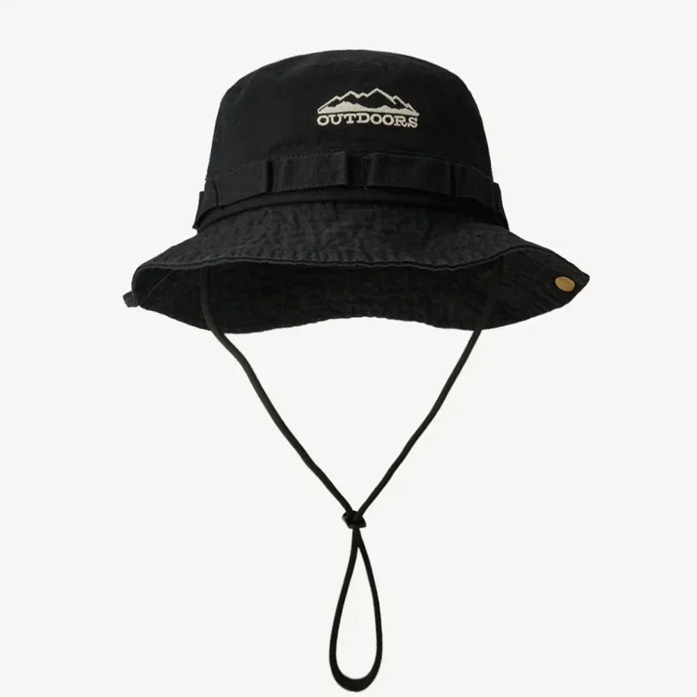 Kyo Cordón Outdoor color Negro – gorro pescador de Studio Kyo®