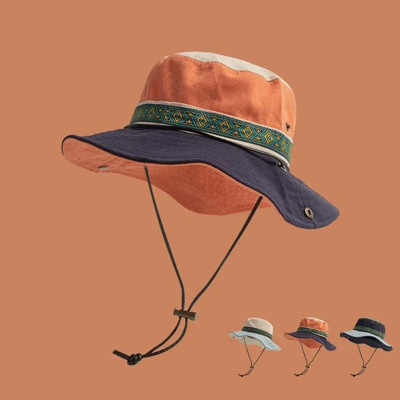 Kyo Cordón Senderista Étnico color Naranja – gorro pescador de Studio Kyo®