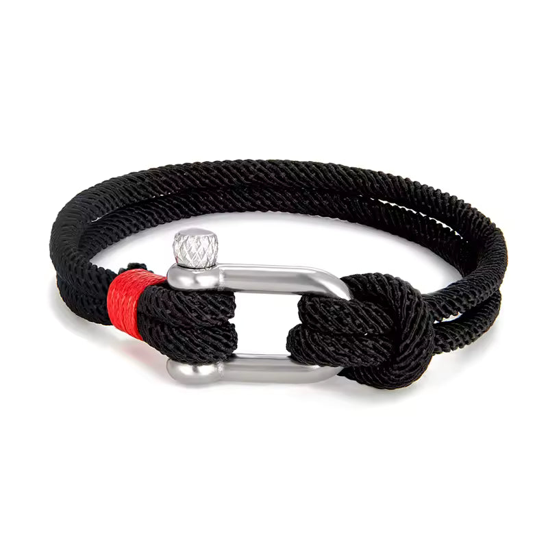 Pulsera KYO náutica con grillete, pulsera náutica de Studio Kyo® – vista 2