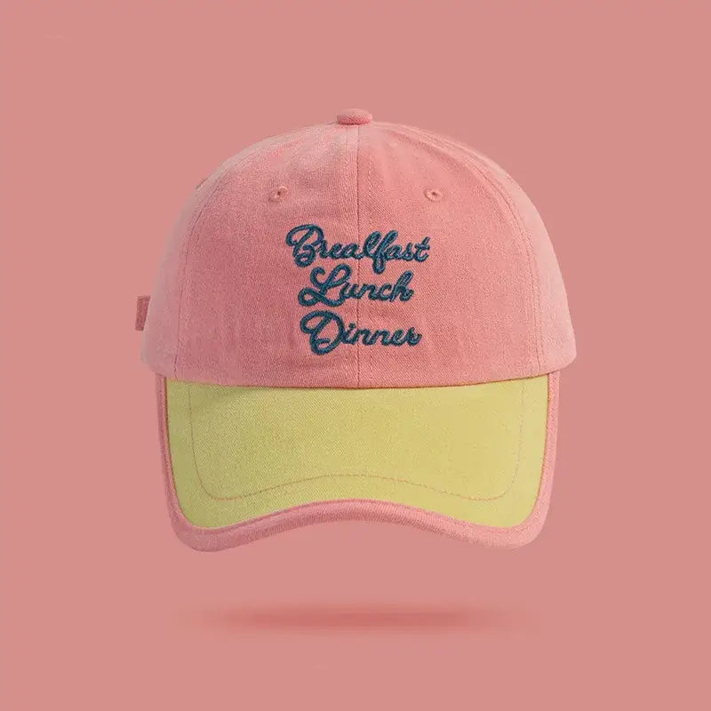 Gorro Breakfast Lunch Dinner color Rosa – jockey de Studio Kyo®