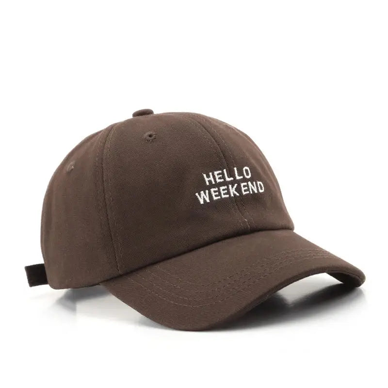 Gorro Hello Weekend color Café – jockey de Studio Kyo®