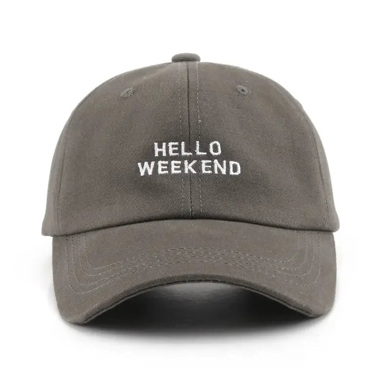 Gorro Hello Weekend color Gris – jockey de Studio Kyo®