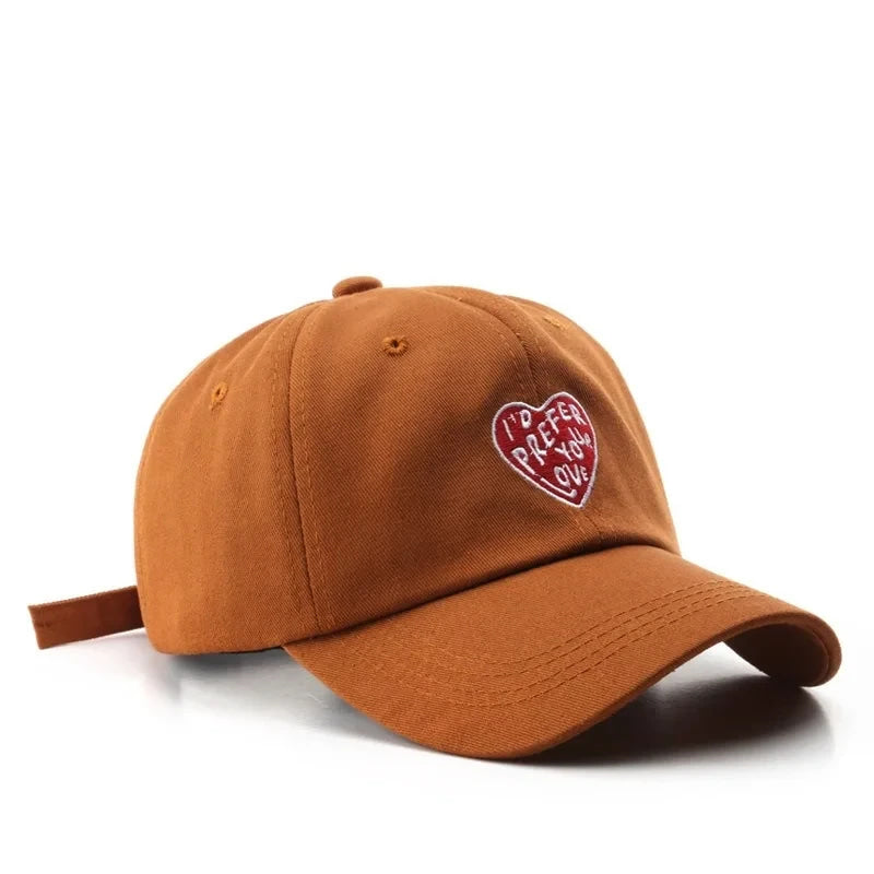 Gorro I’d Prefer Your Love color Naranja – jockey de Studio Kyo®