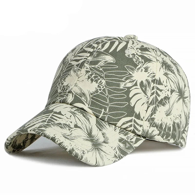 Gorro Mujer Tropical color Verde – jockey de Studio Kyo®
