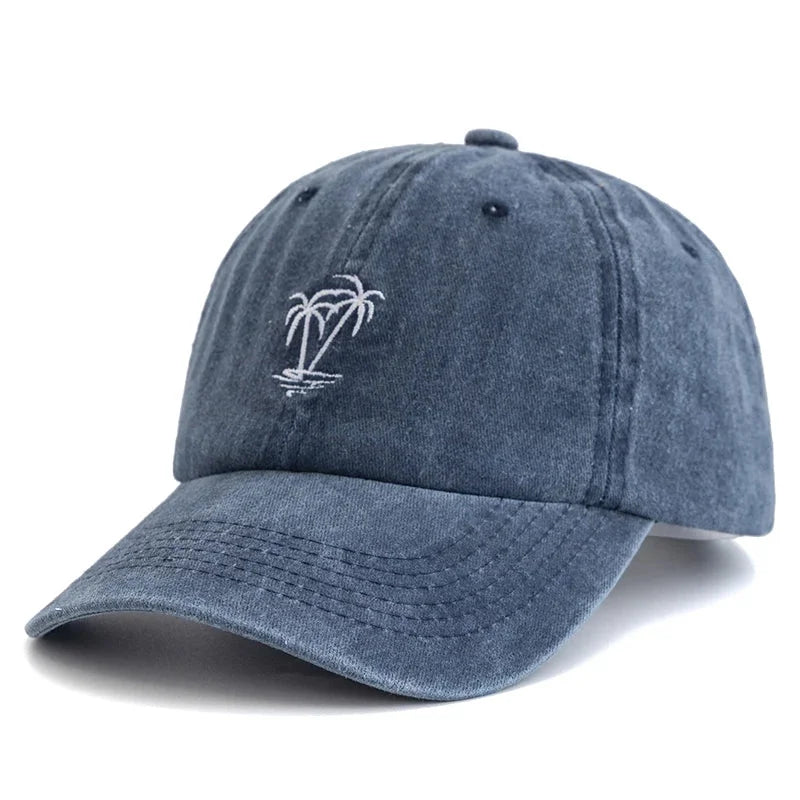 Gorro Palmeras color Azul – jockey de Studio Kyo®