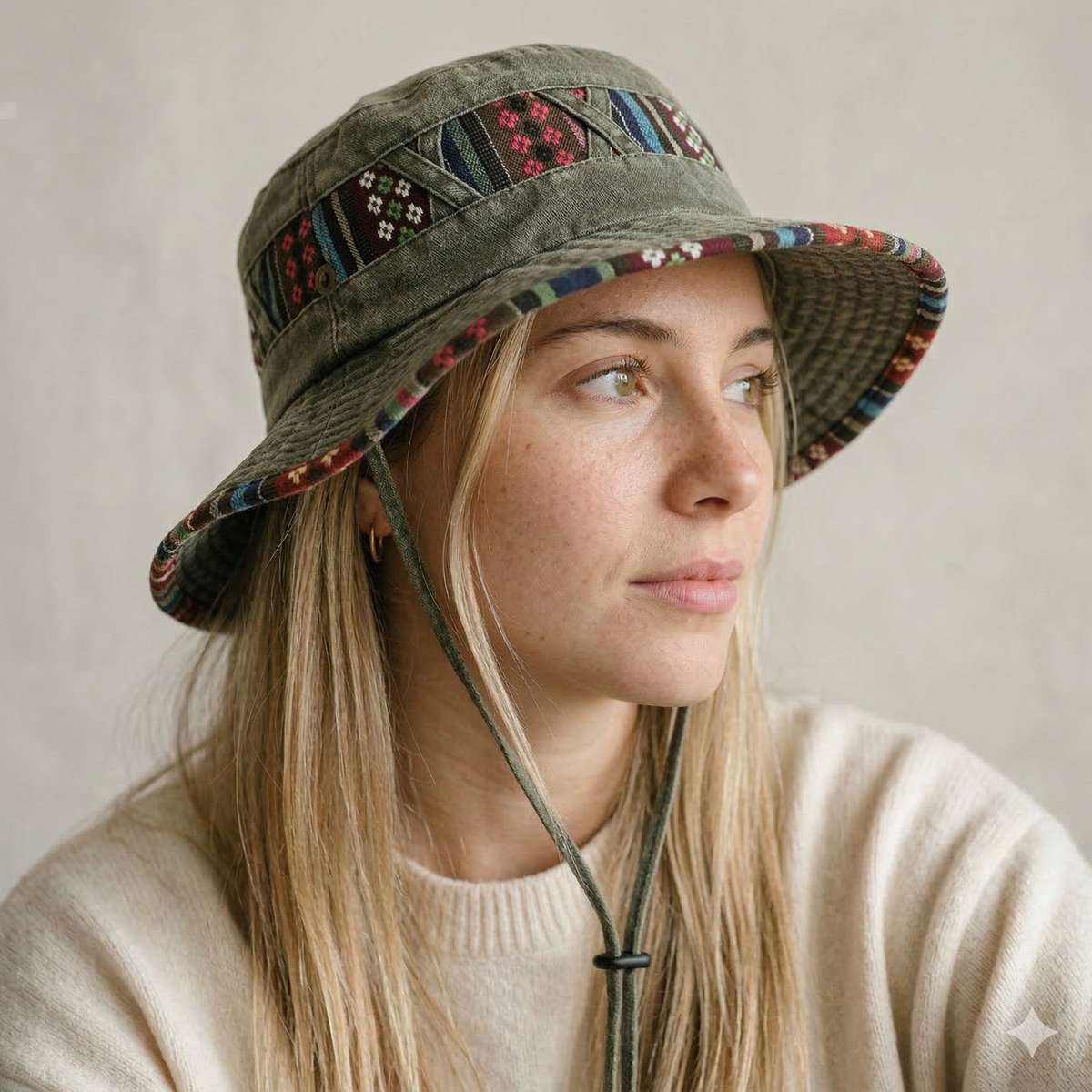 Kyo Cordón Étnico, gorro pescador de Studio Kyo® – vista 5