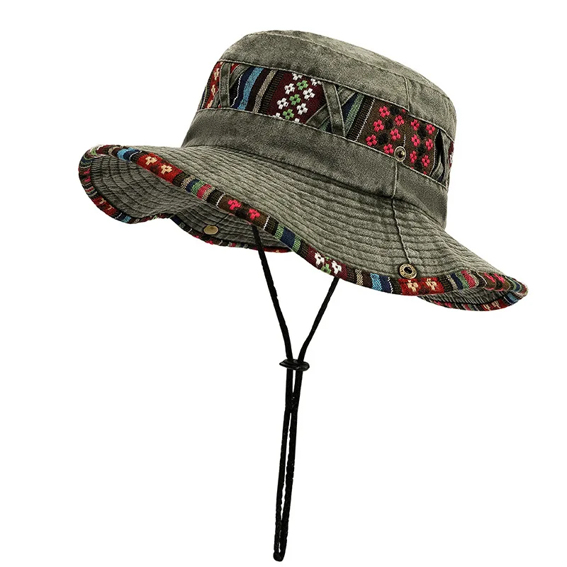 Kyo Cordón Étnico color Verde – gorro pescador de Studio Kyo®