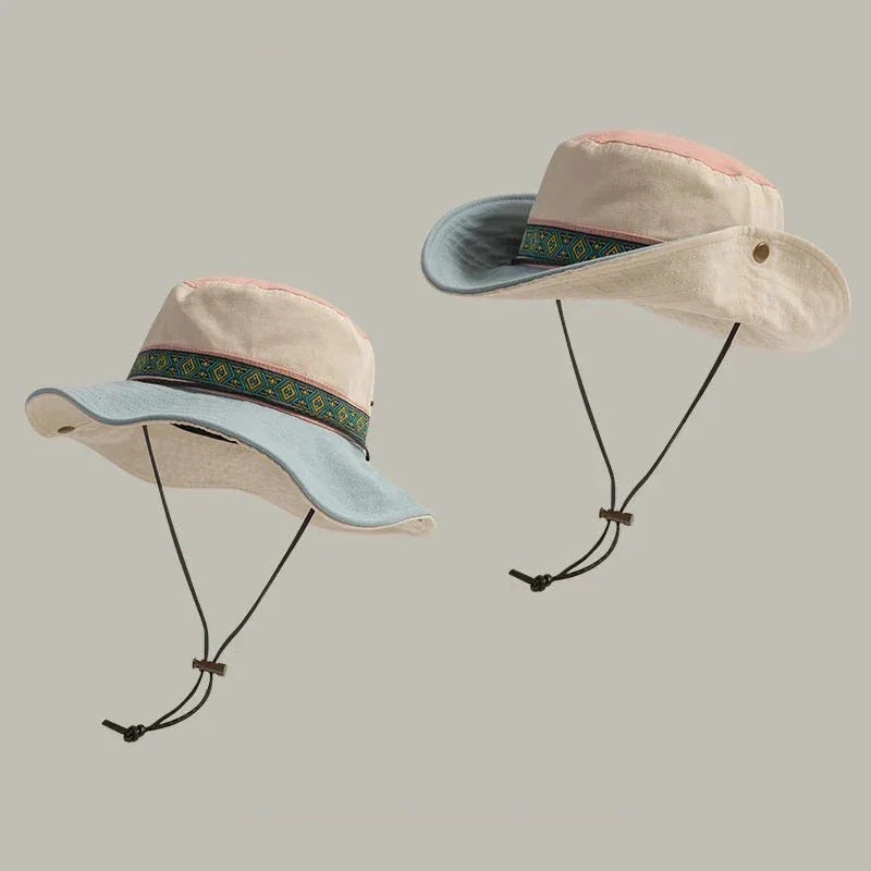 Kyo Cordón Senderista Étnico color Beige – gorro pescador de Studio Kyo®
