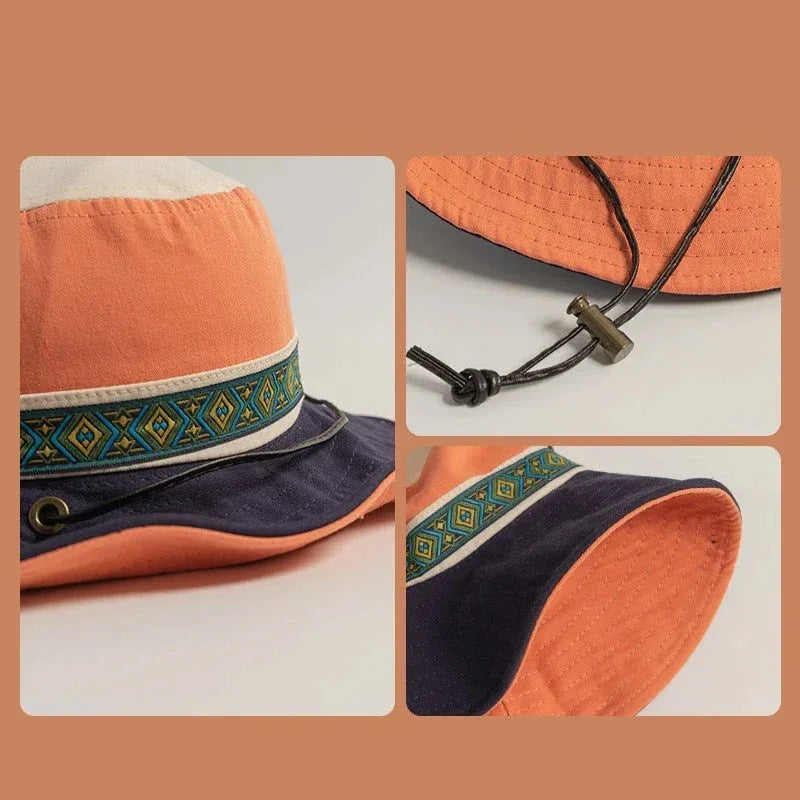 Kyo Cordón Senderista Étnico, gorro pescador de Studio Kyo® – vista 4