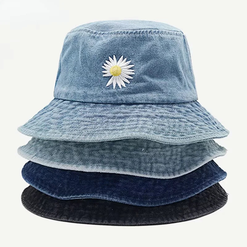 Kyo Denim Flor, gorro pescador de Studio Kyo® – vista 14