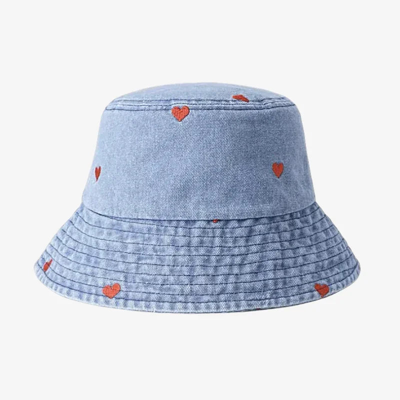 Kyo Jean Corazones color Azul Claro – gorro pescador de Studio Kyo®