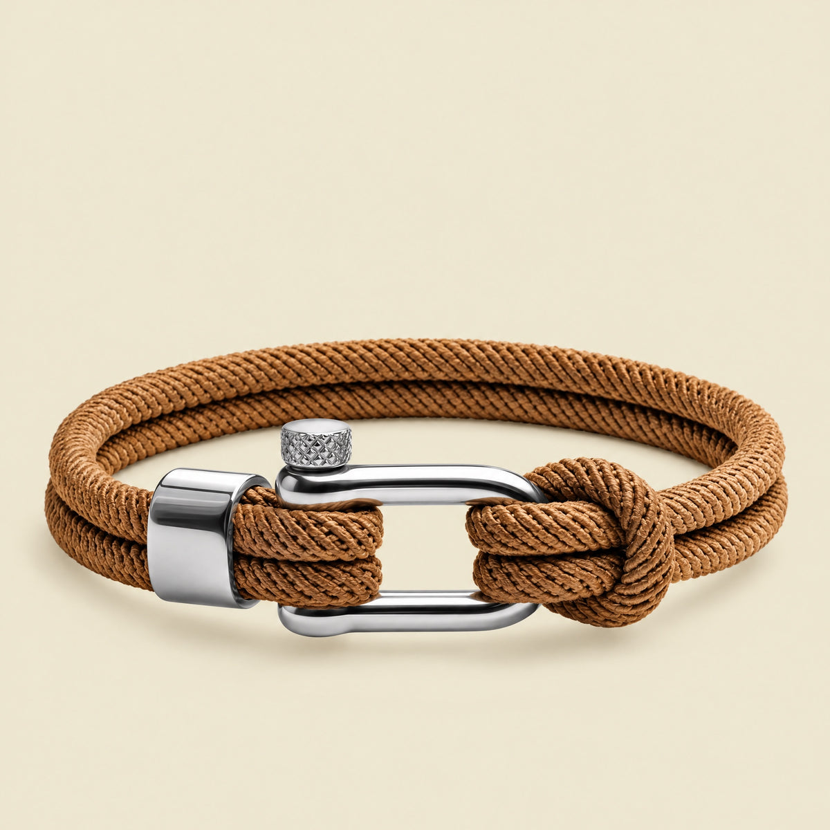 Pulsera Náutica Malibu Kaki, pulsera de cuerda de Studio Kyo® – foto principal
