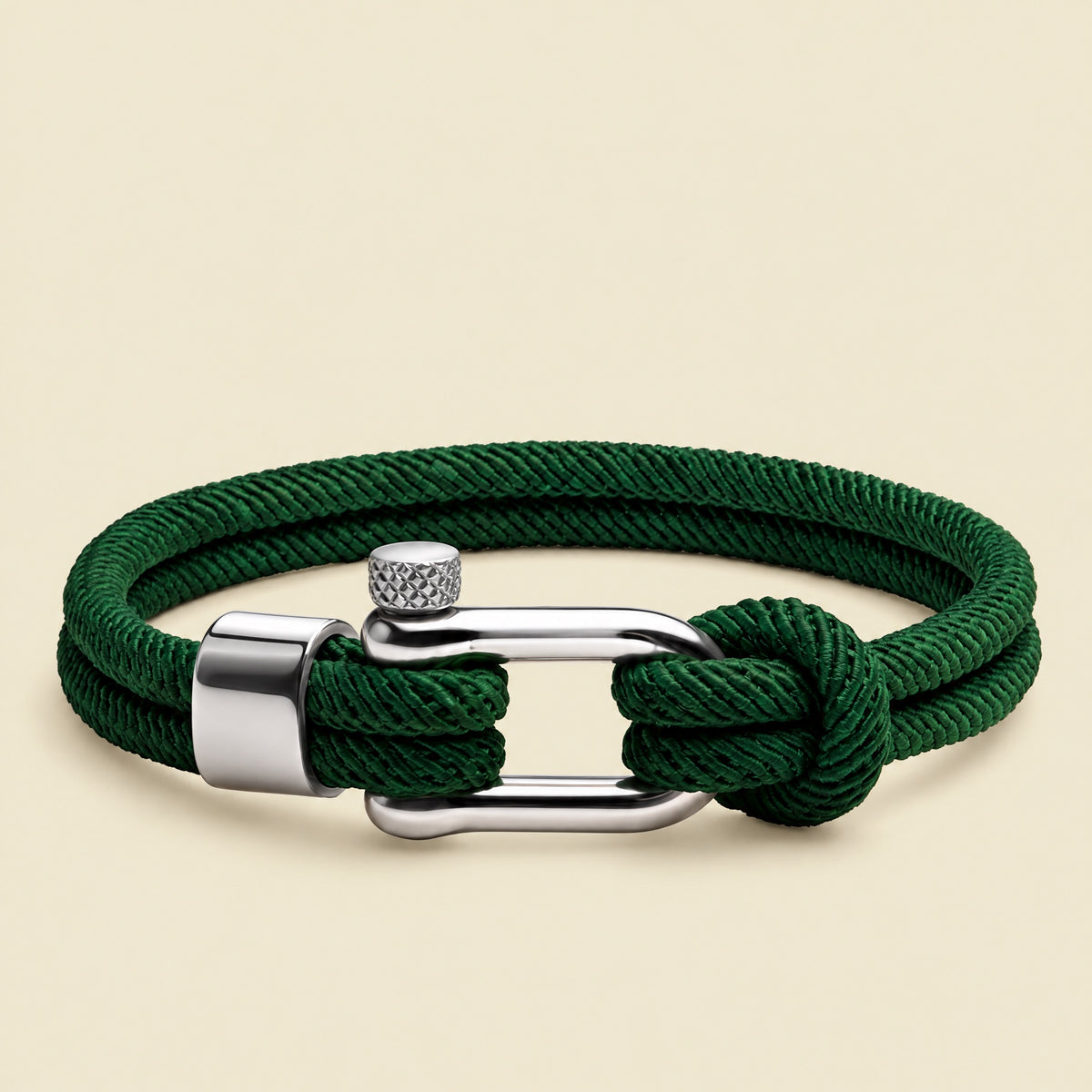 Pulsera Náutica Malibu Verde, pulsera de cuerda de Studio Kyo® – foto principal