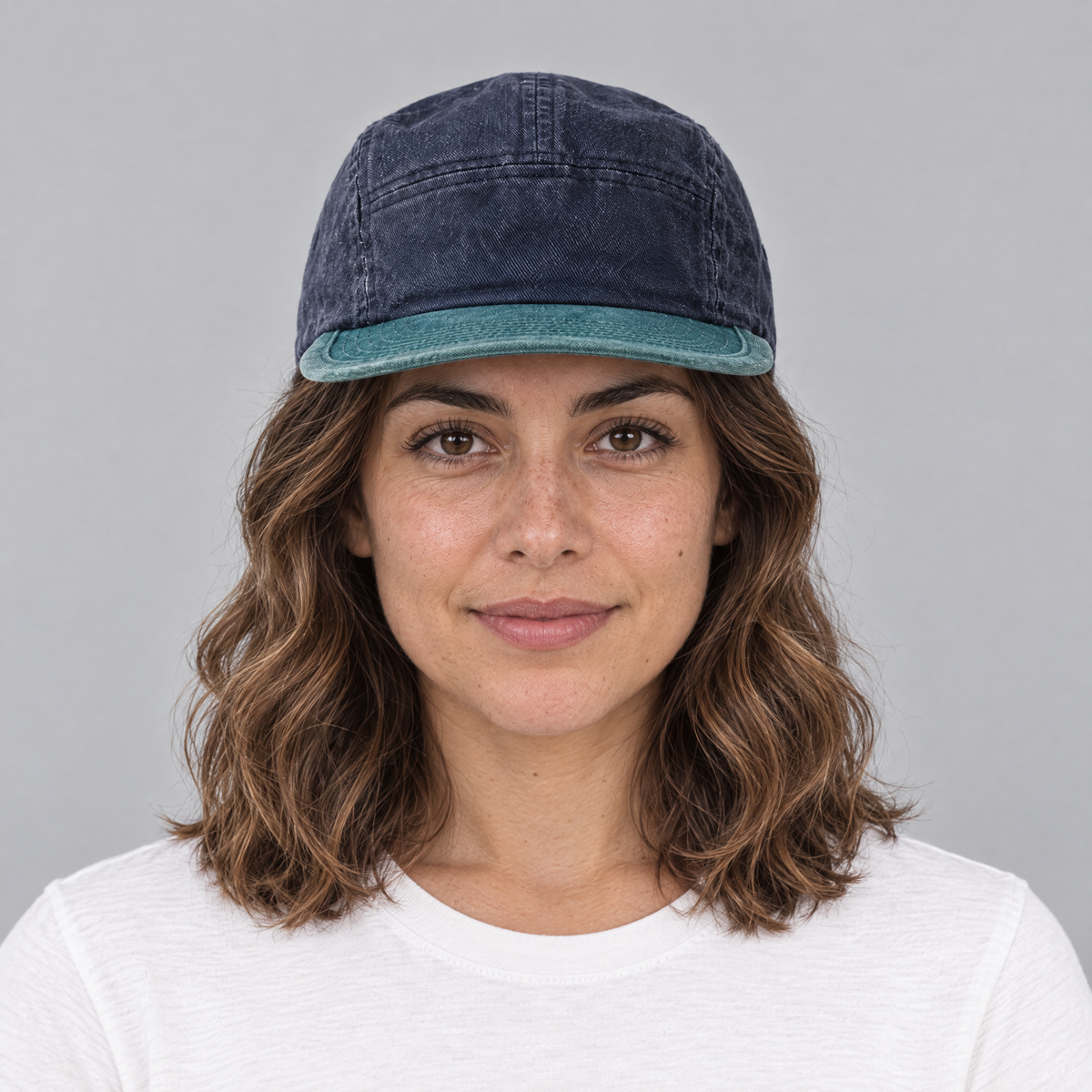 Mujer usando KYO 5 Paneles Azul y Verde Agua – Studio Kyo®